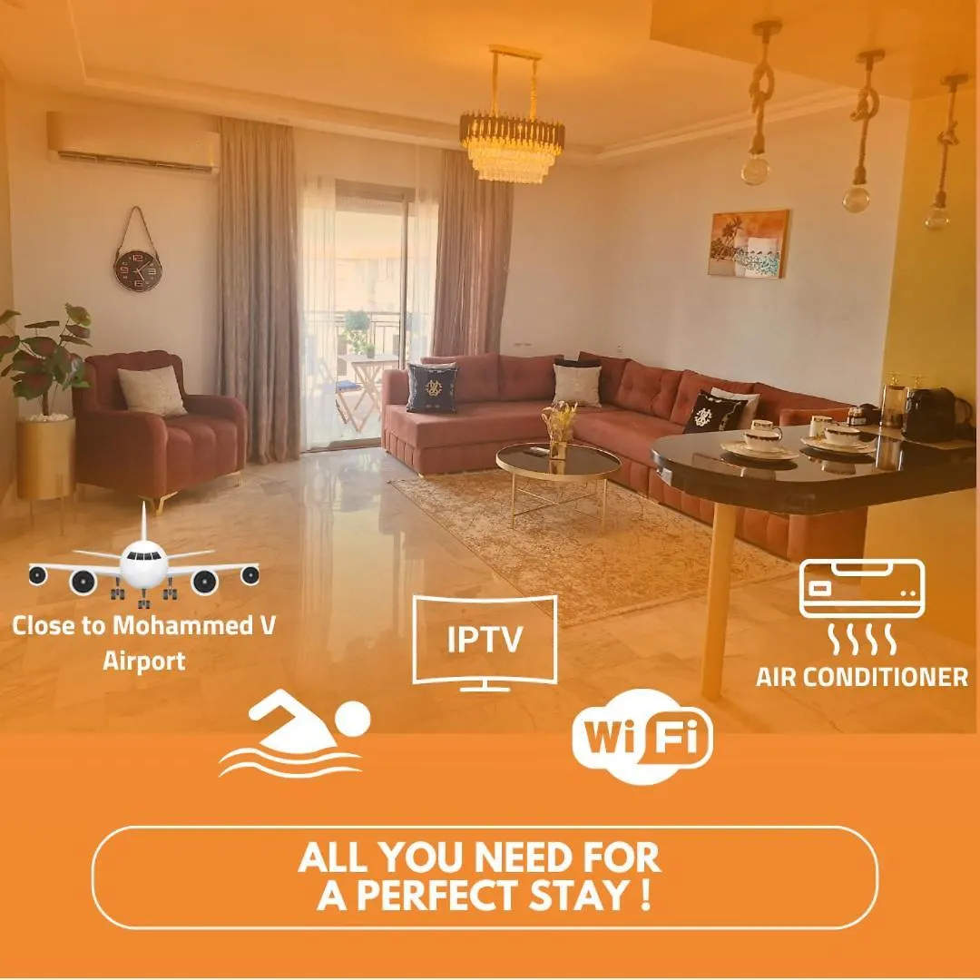 Studio Near Mohamed V Airport! Nouaceur